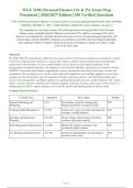 WGU D363 Personal Finance OA & PA Exam Prep&NewLine;Document &vert; 2026&sol;2027 Edition &vert; 250 Verified Questions