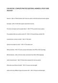 CNS AND PNS &vert; COMPLETE PRACTICE QUESTIONS&comma; ANSWERS & STUDY GUIDE 2026&sol;2027
