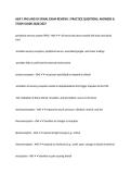 A&P 1 PNS AND CN &lpar;FINAL EXAM REVIEW&rpar; &vert; PRACTICE QUESTIONS&comma; ANSWERS & STUDY GUIDE 2026&sol;2027