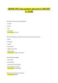 ARDMS SPI Exam questions and answers 20262027 A&plus; Grade