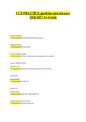 CCT PRACTICE questions and answers 20262027 A&plus; Grade