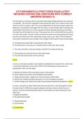 ATI Fundamentals Proctored Exam Comprehensive Review Study Guide with Practice Questions Latest Edition &lpar;2026&rpar;