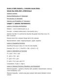 Notes of all math subjects in 11th grade
