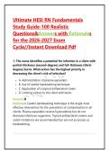 Ultimate HESI RN Fundamentals Study Guide-100 Realistic Questions&Answers with Rationales for the 2026-2027 Exam Cycle&sol;&sol;Instant Download Pdf