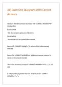 AIF Exam One Questions With Correct Answers&period;