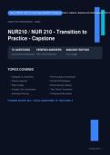  NUR 210 Transition to Practice Capstone Exam 3 Actual 2026&sol;2027 &ndash; 100&percnt; Verified &vert; Detailed Rationales &ndash; Pass Guaranteed &ndash; A&plus; Graded 