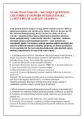 NU 606 EXAM 2 &lpar;REGIS&rpar; &ndash; 300 UNIQUE QUESTIONS &NewLine;AND CORRECT ANSWERS WITH RATIONALE &NewLine;LATEST UPDATE ALREADY GRADED A&plus;