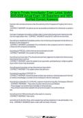 Ontario Private Investigator Exam Latest Update 2025-2026 Actual Exam 120 Questions and 100&percnt; Verified Correct Answers 