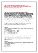 NSG 120 PATHOPHYSIOLOGY EXAM 300 ACTUAL &NewLine;QUESTIONS AND CORRECT ANSWERS WITH RATIONALE &NewLine;LATEST UPDATE ALREADY GRADED A&plus;
