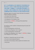 ICC CALIFORNIA UST SERVICE TECHNICIAN EXAM &vert;&vert; LATELY UPDATED 2025 QUESTIONS AND 100&percnt; CORRECT ANSWERS GRADED A&plus;&vert;&vert; LATEST AND COMPLETE UPDATE 2025 WITH VERIFIED SOLUTIONS&vert;&vert; GUARANTEED PASS&excl;&excl;