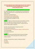 NYC HIGH PRESSURE PLANT TENDER EXAM PRACTICE TEST COMPLETE QUESTIONS AND DETAILED ANSWERS WITH RATIONALES&vert; &NewLine; LATEST 2026&sol;2027 UPDATE 