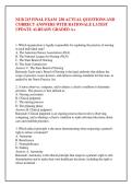 NUR 215 FINAL EXAM  230 ACTUAL QUESTIONS AND &NewLine;CORRECT ANSWERS WITH RATIONALE LATEST &NewLine;UPDATE ALREADY GRADED A&plus;