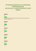 TO Keyboard Shortcuts Certification&NewLine;PAPER Questions&NewLine;and Answers Verified Solutions Latest&NewLine;Update