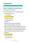 Test Bank for Criminal Procedure&colon; From First Contact to Appeal 7th Edition by John L&period; Worrall &vert; Chapters 1&ndash;15 Complete &vert; Latest Updated 2025&ndash;2026