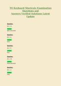 TO Keyboard Shortcuts Examination&NewLine;Questions and&NewLine;Answers Verified Solutions Latest&NewLine;Update