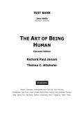 Test Bank for The Art of Being Human&colon; The Humanities as a Technique for Living 11th Edition by Richard Paul Janaro&comma; All Chapters &vert;Complete Guide A&plus;