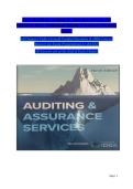 Auditing & Assurance Services&comma; 9th Edition &colon; Complete Test Bank &vert; Verified Exam Questions&comma; Answer Key & Detailed Solutions &semi; Jay C&period; Thibodeau&comma; Timothy J&period; Louwers & Penelope Bagley