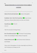 Biology 669 &lpar;BIO 669&rpar;&comma; Endocrine System&comma; Final Exam &ndash; Questions and Verified Answers Study Guide