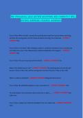 PICKLEBALL TEST QUESTIONS WITH DETAILED ANSWER S  &NewLine;100&percnt;GUARANTEED PASS&excl; 