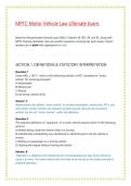 MPTC Motor Vehicle Law Ultimate Exam&period;