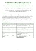 WGU D363 Personal Finance OA & PA Exam Package deal