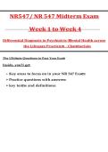 NR547 MIDTERM EXAM &vert; VERIFIED QUESTIONS AND ANSWERS &vert; COMPREHENSIVE STUDY GUIDE &vert; 2026&ndash;2027