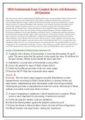 HESI Fundamentals Exam &vert; Complete Review with Rationales -&NewLine;249 Questions