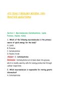 ATI TEAS 7 BIOLOGY REVIEW&colon; 100&plus; &NewLine;PRACTICE QUESTIONS