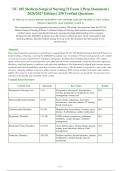 NU 185 Exam 2 &lpar;GALEN&rpar; 2026-2027 QUESTIONS AND ANSWERS ALREADY GRADED A&plus;&period; 100&percnt; Verified&NewLine;Solutions &vert; Updated Per Latest Guidelines &vert; Graded A&plus;