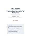 CCRN Cardiovascular Practice Questions 2026-2027 &vert; 40 Questions with Rationales