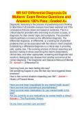 NR547 DIFFERENTIAL DIAGNOSIS MIDTERM EXAM &vert; VERIFIED QUESTIONS AND ANSWERS &vert; COMPREHENSIVE STUDY GUIDE &vert; 2026&ndash;2027