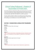 Clinical Coding Professional - Kingdom of Saudi Arabia &lpar;CCP-KSA&rpar; Exam 