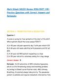 Mark Klimek NCLEX Review 2026&sol;2027 100&plus; &NewLine;Practice Questions with Correct Answers and &NewLine;Rationales
