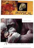 Test bank for physical anthropology 12th edition by philip stein bruce rowe