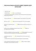PAEA Internal Medicine EOR WITH CORRECT ANSWERS LATEST &NewLine;EDITION 2026&excl; 