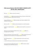 PAEA Internal Medicine EOR WITH CORRECT ANSWERS LATEST &NewLine;EDITION &sol;WELL VERIFIED&sol;2026&excl;