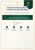 Private Pesticide Applicator 2026&sol;2027 Final Review Question Bank with Verified Answers&NewLine;&NewLine;