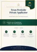 Texas Private Pesticide Applicator 2026&sol;2027 Practice Question Bank with Verified Answers&NewLine;&NewLine;