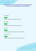 keratosis rough&comma; crusty skin patch&comma; often from sun damage&period; Questions&NewLine;and Answers with Verified Solutions &vert; Latest 2026 Update