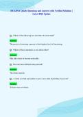 HCA201A Quiz&num;4 Questions and Answers with Verified Solutions &vert;&NewLine;Latest 2026 Update