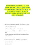 Hondros NUR 205 exam 3 ACTUAL EXAM WITH ACCURATE QUESTIONS AND ANSWERS &lpar;VERIFIED ANSWERS&rpar; &vert; LATEST &lpar;2026&sol;2027&rpar; UPDATED VERSION &vert; 100&percnt; GUARANTEED PASS &lbrace;JUST RELEASED&rcub;