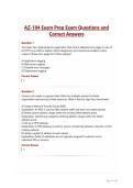 AZ-104 Exam Prep Exam Questions and&NewLine;Correct Answers