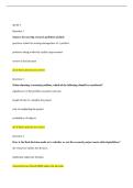NURS 516 Quiz 3&colon; Advanced Research Full Questions and Answers &vert; 2026 Update &vert; 100&percnt; Correct&period;&NewLine;