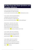 BSN 266 HESI Med Surg Exam Latest 2026&sol;2027 Update &vert; Complete Test Bank with Verified Questions and Answers