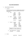 Real Estate Math Mastery&colon; Complete Guide with Formulas&comma; Problems & Solutions for Licensing Exams
