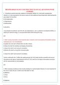 &NewLine;HESI PHARMACOLOGY EXIT PRACTICE EXAM&vert;&vert; &lpar;NEW 2026&sol; 2027 &rpar; QUESTIONS & ANSWERS WITH RATIONALE &vert;100&percnt; CORRECT&vert; GRADE A&NewLine;