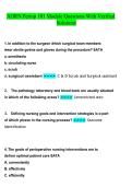 AORN &NewLine;Periop &NewLine;101 &NewLine;Module &NewLine;Questions &NewLine;With &NewLine;Verified &NewLine;Solutions
