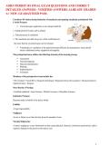 AORN Periop 101 Final Exam Study Guide &vert; Comprehensive Practice Questions & Detailed Answer Explanations &vert; Perioperative Nursing Review