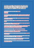 FISDAP MEDICAL PRACTICE EXAM 2026 UPDATE&NewLine;QUESTIONS AND CORRECT VERIFIED ANSWERS&NewLine;ALREADY GRADED A&plus; &lpar;BRAND NEW VISION&rpar;&NewLine;