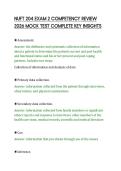 NUFT 204 EXAM 2 COMPETENCY REVIEW&NewLine;2026 MOCK TEST COMPLETE KEY INSIGHTS